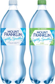 Mount+Franklin+Lightly+Sparkling+Water+1.25+Litre+Selected+Varieties