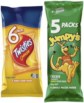 Twisties+6+Pack+or+Jumpy%26%23039%3Bs+or+Doritos+5+Pack