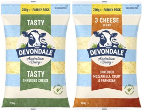 Devondale+Cheese+Shredded+750g