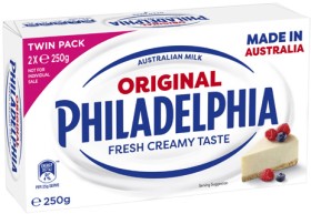 Philadelphia+Cream+Cheese+Block+Twin+Pack+2x250g