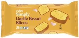 Coles+Simply+Garlic+Bread+Slices+270g