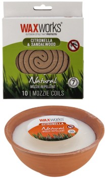 Waxworks+Citronella+%26amp%3B+Sandalwood+Mozzie+Coils+10+Pack+or+Citronella+Pie+Dish+1+Pack