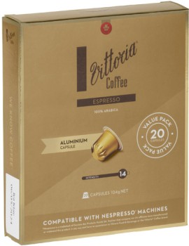 Vittoria+Nespresso+Compatible+Coffee+Capsules+20+Pack