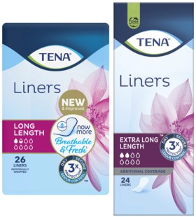 Tena+Incontinence+Liners+Extra+Long+24+Pack+or+Long+26+Pack