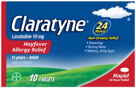 Claratyne+Rapid+Hayfever+%26amp%3B+Allergy+Relief+10+Tablets