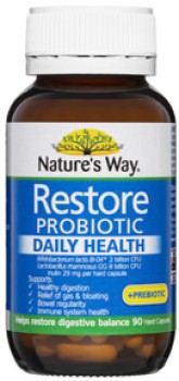 Nature%26rsquo%3Bs+Way+Restore+Probiotic+Daily+Health+90+Capsules