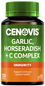 Cenovis+Garlic%2C+Horseradish+%2B+C+Complex+120+Capsules