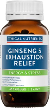 Ethical+Nutrients+Ginseng+5+Exhaustion+Relief+60+Capsules