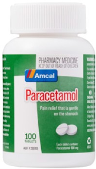 Amcal+Paracetamol+Pain+Relief+100+Tablets