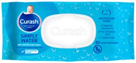 Curash+Baby+Wipes+Simply+Water+80+Pack