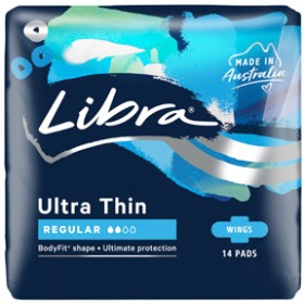 Libra+Pads+Ultra+Thin+Regular+Wings+14+Pack