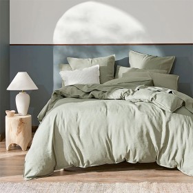 Milano+Linen+Quilt+Cover+Set