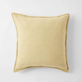 Sorano+Linen+Blend+Cushion++-+Mustard