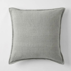 Sorano+Linen+Blend+Cushion+-+Pale+Grey