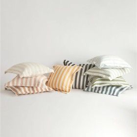 Frankie-Stripe-Feather-Square-Cushion-by-MUSE on sale