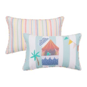 Kids+Funfair+Reversible+Oblong+Cushion+by+Pillow+Talk