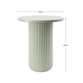 Tully+Sage+Fluted+Side+Table+by+Habitat