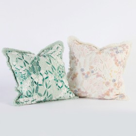 Tulip+Fields+Embroidered+Square+Cushion+by+M.U.S.E.