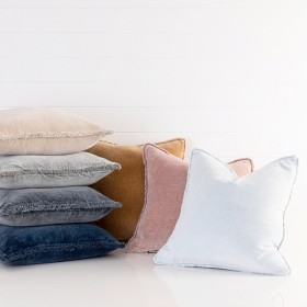 Valencia+Velvet+Feather+Square+Cushion+by+M.U.S.E.