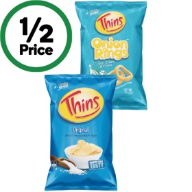 Thins+Chips+150-175g+or+Thins+Onion+Rings+85g