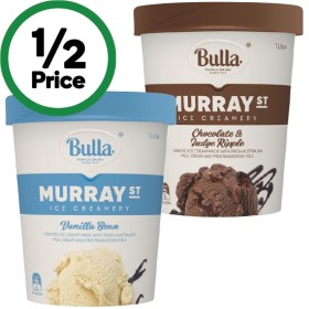 Bulla+Murray+St+Ice+Cream+Varieties+1+Litre+%26ndash%3B+From+the+Freezer