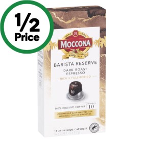 Moccona+Coffee+Capsules+Pk+10