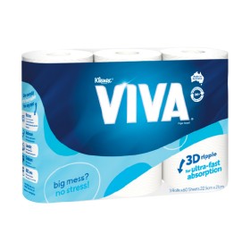 Viva+White+Paper+Towel+Pk+3