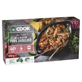 Woolworths+COOK+Slow+Cooked+Mild+Mexican+Pork+Shoulder+650g