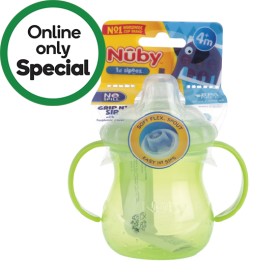 Nuby+Super+Spout+No-Spill+Trainer+Cup+295ml+%26ndash%3B+Assorted