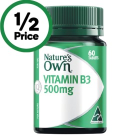 Nature%26rsquo%3Bs+Own+Vitamin+B3+500mg+Tablets+Pk+60%5E