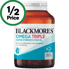 Blackmores+Omega+Triple+High+Strength+Fish+Oil+Capsules+Pk+60%5E