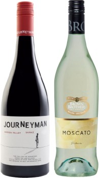 Journeyman+Shiraz+or+Brown+Brothers+Moscato+750mL+Varieties