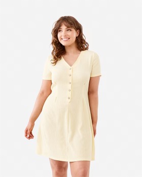 Short-Sleeves-Crinkle-Tie-Waist-Mini-Dress on sale