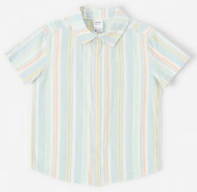 Linen-Blend-Printed-Shirt on sale