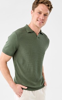 Knit+Polo+Shirt