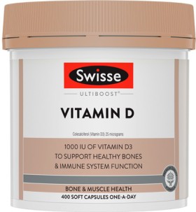 Swisse-Ultiboost-Vitamin-D-400-Capsules on sale