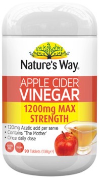 Nature%26rsquo%3Bs+Way+Apple+Cider+Vinegar+1200mg+90+Tablets