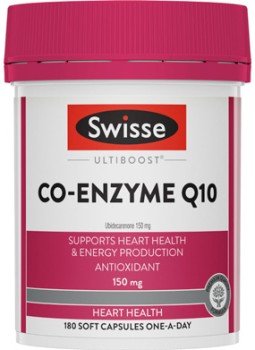 Swisse+Ultiboost+Co-Enzyme+Q10+150mg+180+Capsules