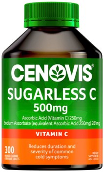 Cenovis+Sugarless+Vitamin+C+500mg+300+Chewable+Tablets