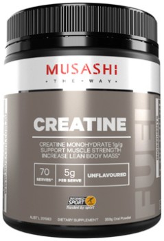 Musashi-Creatine-Unflavoured-350g on sale