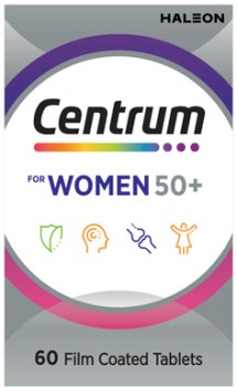 Centrum+Multivitamin+For+Women+50%2B+60+Tablets