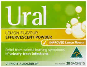 Ural+Effervescent+Powder+Lemon+28+Sachets