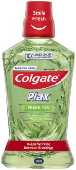 Colgate+Plax+Mouthwash+Fresh+Tea+500mL