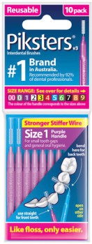 Piksters+Interdental+Brushes+Size+1+10+Pack