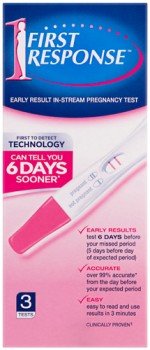 First-Response-In-Stream-Pregnancy-Test-3-Pack on sale