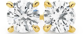 Alora+14ct+Gold+2+Carat+TW+Lab+Grown+Diamond+Studs