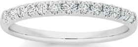 9ct-White-Gold-Diamond-Band on sale