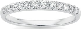 9ct-White-Gold-Diamond-Band on sale