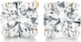 9ct-Gold-Diamond-Stud-Earrings on sale