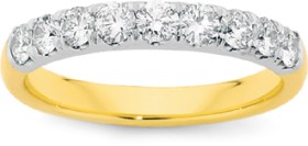 18ct+Gold+Diamond+Anniversary+Band